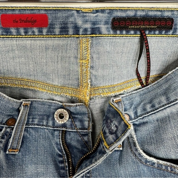 AG Adriano Goldschmied the Indulge Light Wash Distressed Bootcut Denim Jeans 29R - Picture 9 of 11